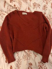 Red Knit Sweater