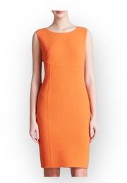 new  𖦹 Sleeveless Sheath Mini Dress 𖦹 Tangerine Coral 𖦹 4 US