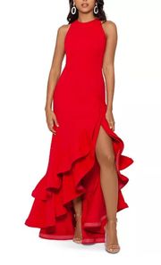 Long Red Prom / Formal Dress