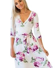 12PM by Mon Ami Floral Mini Wrap Dress