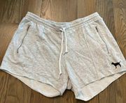 Victoria Secret Pink Terry shorts size Large.