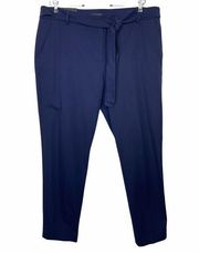 Stitch Fix l 41 Hawthorn Navy Tie Front Pants, 16