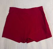 Envelope Skort Red