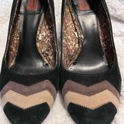 Missoni for Target Black Suede
Chunky Heel Chevron Toe size 10