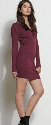 Stone Row x Georgia May Jagger Burgundy Dress NWT Sz. SP