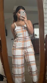 Plaid Jumpsuit