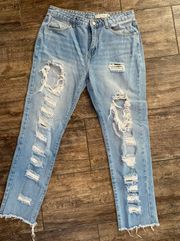 High Rise Boyfriend Jeans