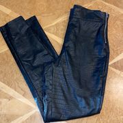 GUESS Faux Leather Snake Skin Leggings Pants Size Small