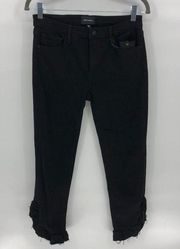 Driftwood Womens Black Candace Cropped Jeans Sz 27