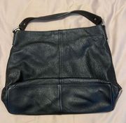 Kooba blk leather bag w/lots of room EUC