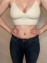 Hollister Ivory Cotton Bralette