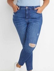 MARINE LAYER NWT Distressed High Rise Jeans