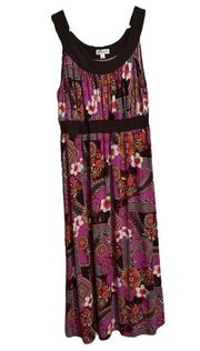 John Paul Richard Plus Size 1X Maxi Dress Pit to Pit:24” Pit to Hem:43”