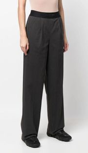 ESSENTIALS Logo-Waistband Relaxed Trousers NWT Size XS