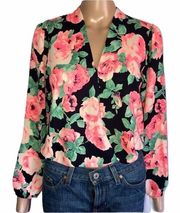 A’GACI floral print blouse