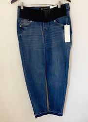 Savi Parker Medium Blue Wash Stretch Waist Band Maternity Jeans Size 29 NEW