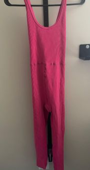 Hot Pink Jumpsuit