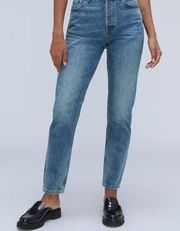 Everlane Iconic The Way-high Skinny Jean in Faded Blue Like New Women's sz. 25