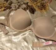 Victoria Secret Pink 32C push up bra tan 