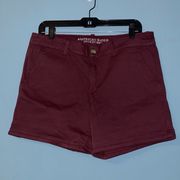 American Eagle  Super Stretch Midi Shorts Size 14