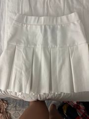 Lioness White Tennis Skirt