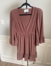 Mauve Babydoll Dress Size Medium