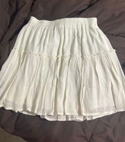 Cream Skirt