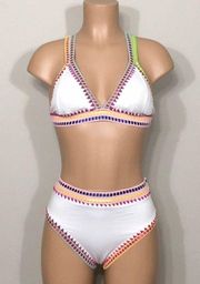 BAR III white bikini. M-top/S-bottoms NWT