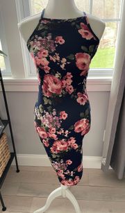 Rainbow NWOT floral dress