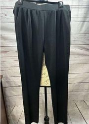 Shinestar size large black straight casual pants - 2492