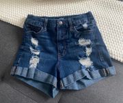 Curvy High Waisted Shorts Size 2