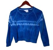 Marea 100% Cashmere sustained hand dyed Sweater Indigo Sand sz XL best for L