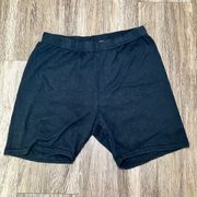 Womens  Black Basic Shorts - M