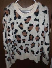 Cheetah Print Sweater