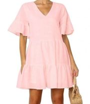 Pink Babydoll Dress