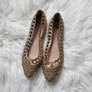 Candie's Cacoconut Gold Flat Shoes Size 6.5