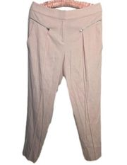 Rebecca Taylor pastel pink pleated suiting pants size 6