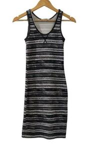 RACHEL Rachel Roy Women's Printed Striped Tank Dress Size XS Modal Blend Bodycon