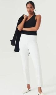 NWT SPANX On-the-Go Ankle Slim Straight Pants  Classic White