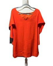 Opening Ceremony Orange Cape Dress