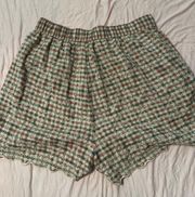 gingham shorts