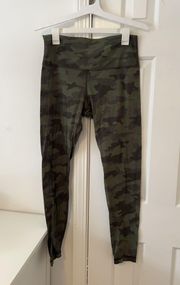 Green Camo Align Leggings