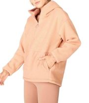 Fabletics Teddy Luxe Daria Joggers XS Lotta Sherpa Half Zip Hooded Jacket Small