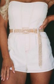 Gold Chain Adjustable Belt