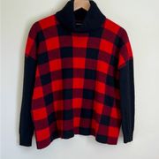 Buffalo Plaid Turtleneck LSWT004