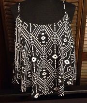 NWT  Tribal Print Tank Top - Large