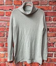 Gray  Nordstrom Cozy Knit Ribbed Turtleneck Sweater