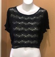 Kirra cropped sheer top