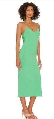 Lovers and Friends Lucy Midi Dress in Kelly Green