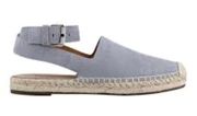 Marc Fisher Nuri blue suede espadrille…